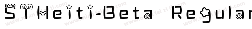 STHeiti-Beta Regular字体转换
